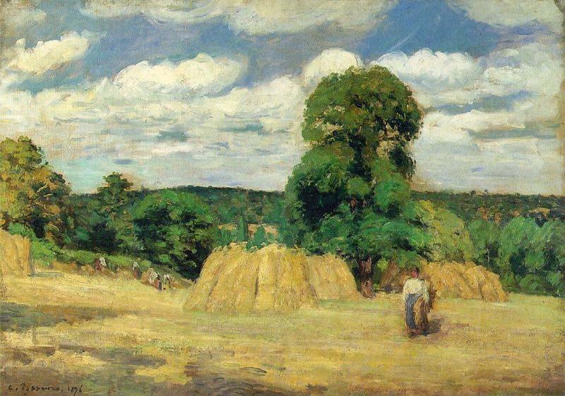 Camille Pissarro Ernte oil painting image